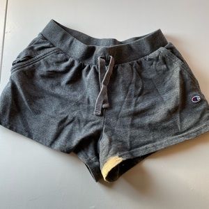 Girls gray champion shorts